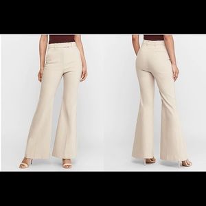 Express New w/ Tag Super High Waisted Flare Pants